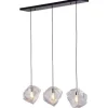 Toms Luxury Lights Hanglampen^Hanglamp 3-lichts clear Yara