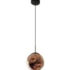 Toms Luxury Lights Hanglampen^Hanglamp 1-lichts Copper Boaz