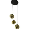 Online Toms Luxury Lights Hanglamp 3-lichts rond Gold Boaz