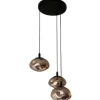 New Toms Luxury Lights Hanglamp 3-lichts rond Rose Melt