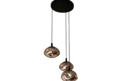 New Toms Luxury Lights Hanglamp 3-lichts rond Rose Melt