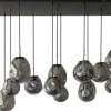 Toms Luxury Lights Hanglampen^Hanglamp 13-lichts Smoked Boaz