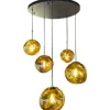 Toms Luxury Lights Hanglampen^Hanglamp 5-lichts Stonily