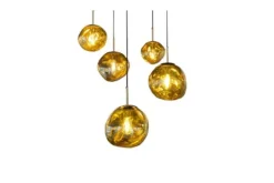 Toms Luxury Lights Hanglampen^Hanglamp 5-lichts Stonily