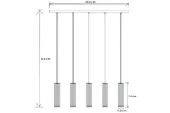 Outlet Lucide Hanglamp Lionel