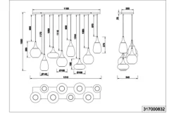 Sale Trio Lighting Hanglamp Lumina