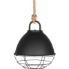 Label51 Hanglampen^Hanglamp M Zwart Metaal MT-2219 Korf