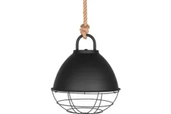 Label51 Hanglampen^Hanglamp M Zwart Metaal MT-2219 Korf