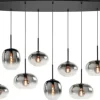 Highlight Hanglampen^Hanglamp rookkleurig glas Bellini
