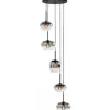 New Highlight Hanglamp rookkleurig glas Bellini