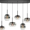 Highlight Hanglamp rookkleurig glas Bellini