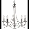 Searchlight Kroonluchters|Hanglampen^Hanglamp 6345-5SS Maypole