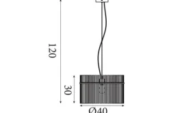 Searchlight Hanglampen^Hanglamp  Swizzle