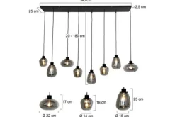 Steinhauer Hanglampen^Hanglamp 2680ZW Reflexion