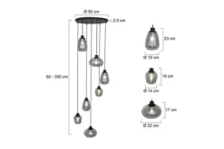 Outlet Steinhauer Hanglamp 2679ZW Reflexion