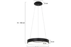 Steinhauer Hanglampen^Hanglamp 2695ZW Ringlede