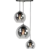 Discount Highlight Hanglamp Zwart Rookglas Fantasy