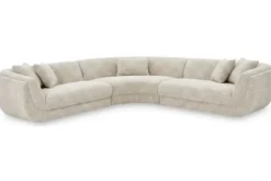 Richmond Interiors Ronde Banken|Hoekbanken^Hoekbank 215516 Natural Chunky Gianelle
