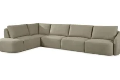 Hoekbank Taupe Rocca