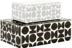 Discount Richmond Interiors Juwelenbox Zwart Groot 212162 Vivian
