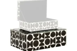 Discount Richmond Interiors Juwelenbox Zwart Groot 212162 Vivian
