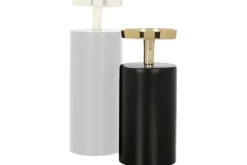 Richmond Interiors Decoratie^Kandelaar Black Gold Klein 211584 Caya