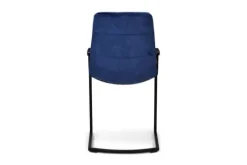 Olijk Eetkamerstoelen^Keukenstoel velvet blue Knus