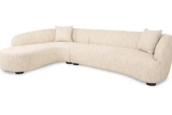 Online Richmond Interiors Loungebank 213986 Beige Angora Pandora