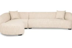 Online Richmond Interiors Loungebank 213986 Beige Angora Pandora