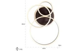 Richmond Interiors Plafondlamp^Plafondlamp 211623 Mosa