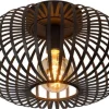 Lucide Plafondlamp^Plafondlamp - zwart Manuela