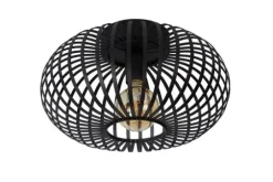 Lucide Plafondlamp^Plafondlamp - zwart Manuela