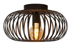 Lucide Plafondlamp^Plafondlamp - zwart Manuela