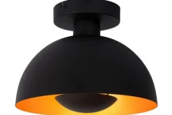 Lucide Plafondlamp^Plafondlamp - zwart Siemon