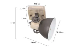 Steinhauer Plafondlamp^Plafondlamp 7968A Gearwood Mexlite