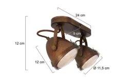 Steinhauer Spots|Plafondlamp^Plafondlamp 1312B Paco Mexlite