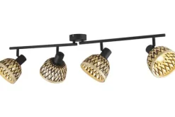 Searchlight Plafondlamp^Plafondlamp 19931-4BK Lance