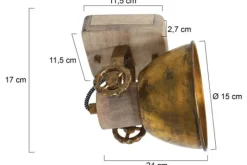 Steinhauer Plafondlamp 7968BR Gearwood Mexlite