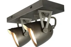 Label51 Spots|Plafondlamp^Plafondlamp Burned Steel MT-2173 Cap