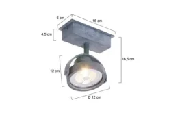 Sale Steinhauer Plafondlamp 1450GR Lenox