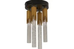Hot Toms Luxury Lights Plafondlamp 4-lichts Goud Maud