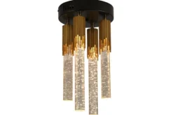 Hot Toms Luxury Lights Plafondlamp 4-lichts Goud Maud
