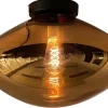 Online Toms Luxury Lights Plafondlamp 1-lichts Koper Saar