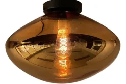Online Toms Luxury Lights Plafondlamp 1-lichts Koper Saar