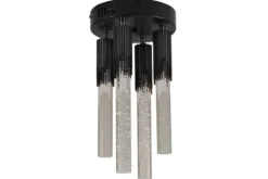 Toms Luxury Lights Plafondlamp^Plafondlamp 4-lichts Zwart Maud