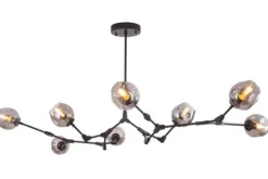 Sale Toms Luxury Lights Plafondlamp 8-lichts Zwart Cas