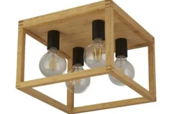 Searchlight Plafondlamp^Plafondlamp 54742-4NA Square