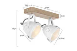 Steinhauer Spots|Plafondlamp^Plafondlamp 1704W Michelle Mexlite