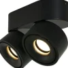 Steinhauer Spots|Plafondlamp^Plafondlamp 2674ZW Fez Black Mexlite