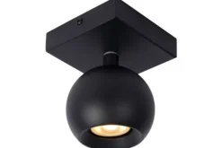 Lucide Plafondlamp Zwart Favori
